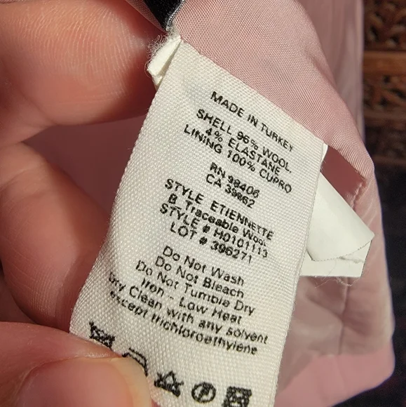 Theory Etiennette Blazer, Pink, Size 0